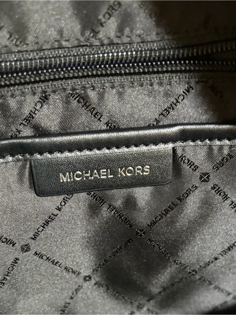 Michael Kors Blue and Black Nylon Small Backpack